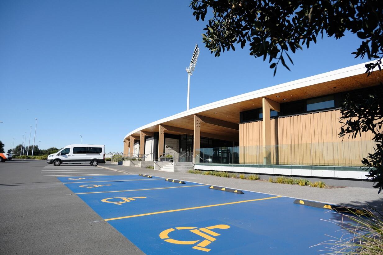 Numbered parking bays