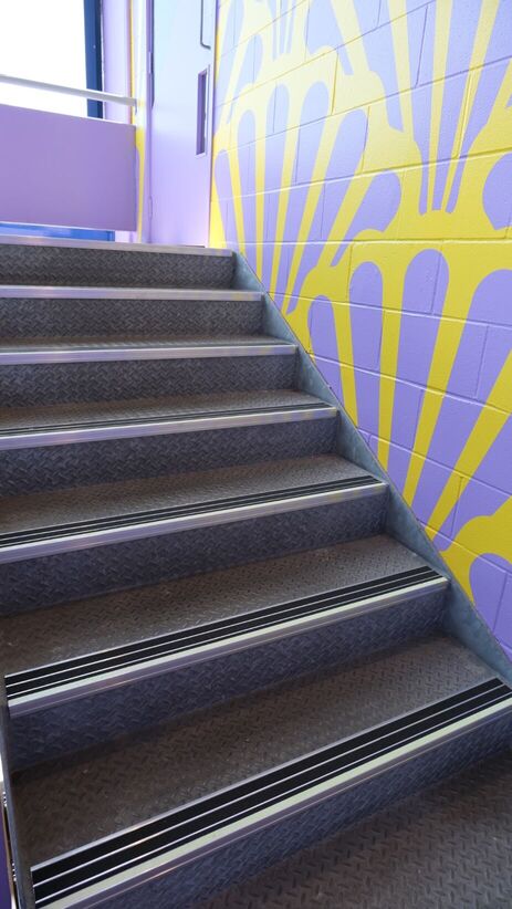 Crisp line marking on a Tauranga race track